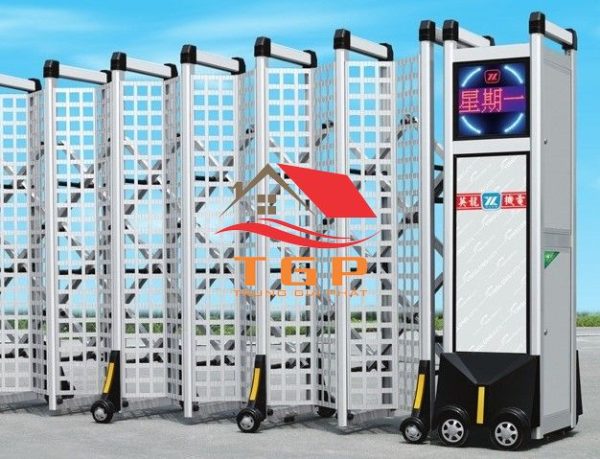 cửa cổng bãi xe tgp